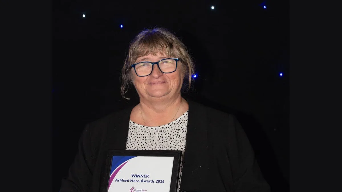 Safeguarding and Welfare in Sport award at the Ashford Hero Awards 2026
