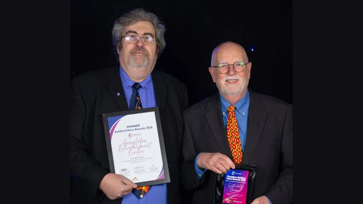 Sustainability Champion award at the Ashford Hero Awards 2026