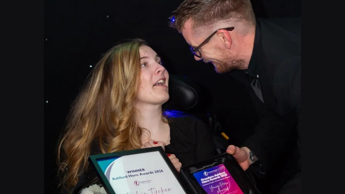 Young Hero award at the Ashford Hero Awards 2026